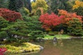 Washington Park Arboretum JApanese Garden, Seattle, Washington Royalty Free Stock Photo