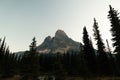 washington pass overlook near the north cascades national park eastern entrance in central northern washington Royalty Free Stock Photo