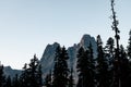 washington pass overlook near the north cascades national park eastern entrance in central northern washington Royalty Free Stock Photo