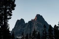 washington pass overlook near the north cascades national park eastern entrance in central northern washington Royalty Free Stock Photo