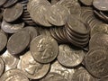 Coins, Quarters, Washington Quarters, American Money, USA