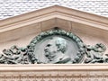 Washington Renwick Gallery Pediment 2011 Royalty Free Stock Photo