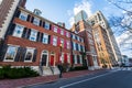 washington square apartments in philadelphia pennsylvania in spring Royalty Free Stock Photo