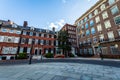 washington square apartments in philadelphia pennsylvania in spring Royalty Free Stock Photo