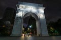 Washington Square Arch: The South Face Royalty Free Stock Photo