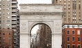 Washington Square Park Archs in Manhattan, New York City Royalty Free Stock Photo