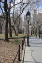 Washington Square Park in New York City Royalty Free Stock Photo