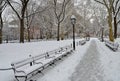 Washington Square Park, New York City Royalty Free Stock Photo