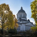 Washington State Capitol in the Fall Royalty Free Stock Photo