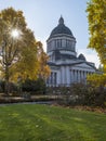 Washington State Capitol in the Fall Royalty Free Stock Photo