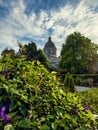 Washington State Capitol with lush green foliage surrounding it Royalty Free Stock Photo