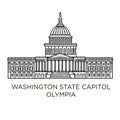 Washington State Capitol in Olympia, United States Royalty Free Stock Photo