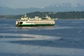 Washington State car ferry Spokane crossing Puget Sound