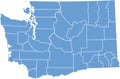 Washington State by counties
