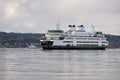 Washington State Ferry MV Suquamish on Mukilteo to Clinton sailing Royalty Free Stock Photo