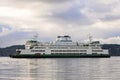 Washington State Ferry MV Tokitae on Mukilteo to Clinton sailing Royalty Free Stock Photo