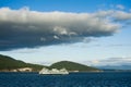 Washington State Ferry in the San Juan Islands Royalty Free Stock Photo