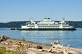 Washington State Ferry Tokitae departs Mukilteo on a summer morning Royalty Free Stock Photo