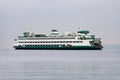 Washington car ferry Spokane on a calm crossing of Puget Sound Royalty Free Stock Photo