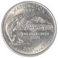 Washington state quarter coin
