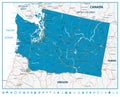 Washington state road map