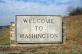 Washington State Sign Royalty Free Stock Photo
