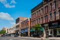 Washington Street, Marquette, Michigan Royalty Free Stock Photo