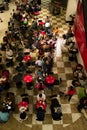 WASHINGTON, UNITED STATES - Jul 03, 2012: People waiting in a food court of Union station Royalty Free Stock Photo