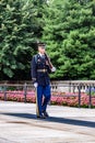 changing the guard at Arlington national Cemetery in Washington Royalty Free Stock Photo