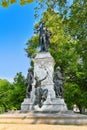 Washington, USA, Lafayette Square and Major General Marquis Gilbert de Lafayette monument.