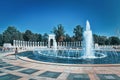 Washington, USA, Washington Monument National World War II Memorial Royalty Free Stock Photo