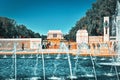 Washington, USA, Monument National World War II Memorial Royalty Free Stock Photo