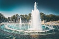 Washington, USA, Monument to National World War II Memorial Royalty Free Stock Photo