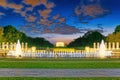 Washington, USA, Monument to National World War II Memorial. Royalty Free Stock Photo