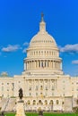 Washington, USA, United States Capitol, Ulysses S. Grant Memorial. Royalty Free Stock Photo