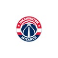 Washington wizards logo editorial illustrative on white background