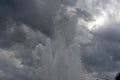 Washington world war memorial fountain splash detail close up Royalty Free Stock Photo