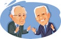 WashingtonÃÂ¸ USA, March 9, Bernie Sanders Versus Joe Biden Vector Caricature