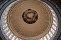 Interior of the Washington DC capitol hill dome. Royalty Free Stock Photo