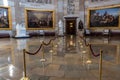 Statues and ceremonies room in US Capitol Rotunda. Royalty Free Stock Photo