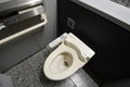 Washlet in a public toilet. Tokyo. Japan