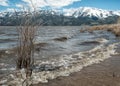 Washoe Lake, high water Royalty Free Stock Photo