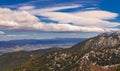 Washoe Valley from Carson Range Royalty Free Stock Photo