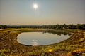 Washout Tank Facing the Sun Royalty Free Stock Photo