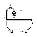 Washroom icon design vector