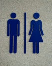 Washroom sign