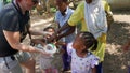 Wasini Island, Kimana, Kenya, circa June 2018 - local children