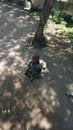 Wasini Island, Kimana, Kenya, circa June 2018 - local children