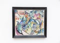 Wassily Kandinsky painting in the Lenbachhaus in Munich Royalty Free Stock Photo