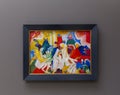 Wassily Kandinsky painting in the Lenbachhaus in Munich Royalty Free Stock Photo